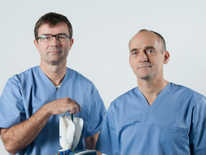 Dr. Reginald Vergeiner und Dr. Helmut Niedermoser - mICU Alps Tirol Österreich