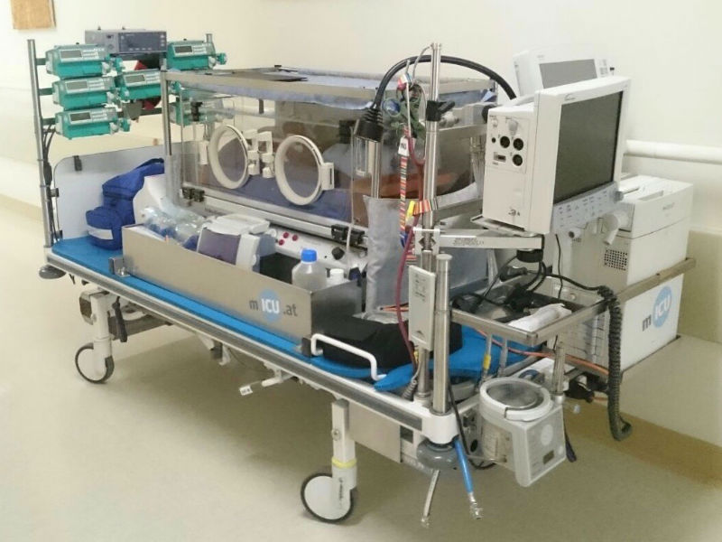 mICU-Kinderbett Intensivtransport mICU-Kinderbett Intensivtransport